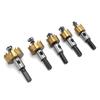 5Pcs Hole Opener Fast Cutting HSS Precise Safer Aluminum Drilling Set for Rubber Plastic Openings