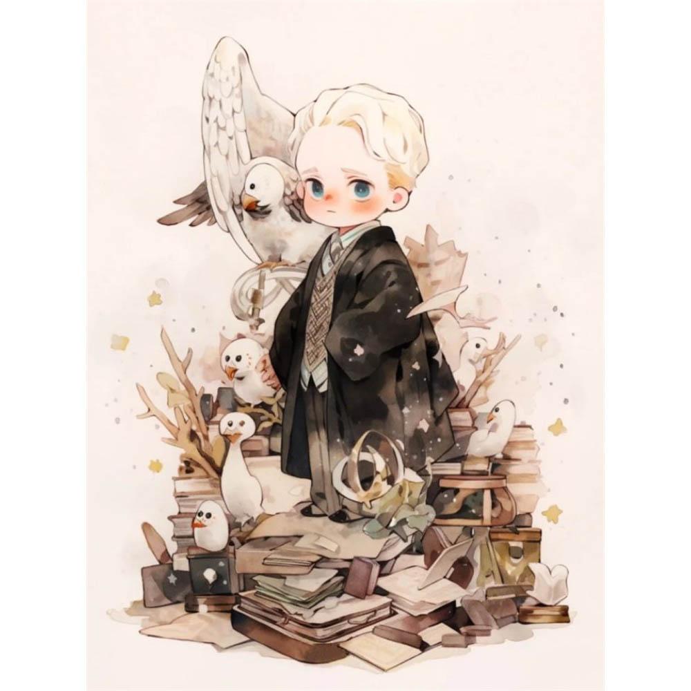 Harry Potter Cartoon Cute Diamond Painting Cross Stitch Kit 5D DIY Art Pattern Pictures Mosaic Embroidery Home Decor Gift