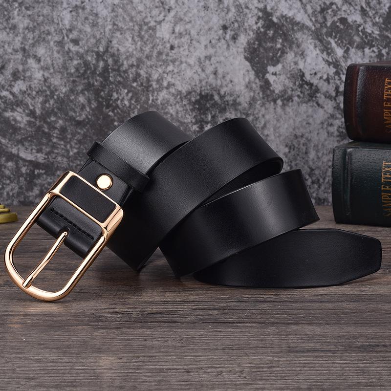 Herren Ledergürtel Dornschließe Casual Rindsledergürtel Herren Mittelalterlich Und Jung Schlichter Businessgürtel Trendiger Herren