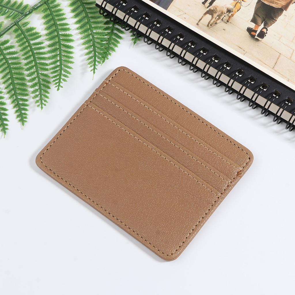 Card Holder Wallet RFID Blocking Business Credit Cards Holders Money for Case PU Leather Purse for Women Men