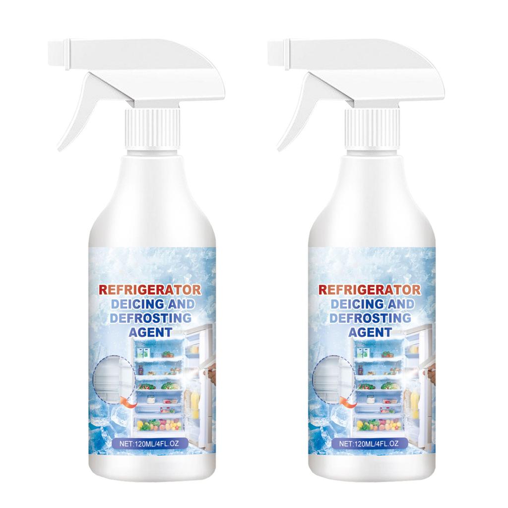 Praktisches 120-ml-Auftauspray für Kühl- und Gefrierschränke, Enteisungsspray für Tiefkühltruhen, zeitsparendes Enteisen für Küchenkühlschränke