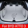 For BYD ATTO 3 2026 2025 2027 Custom Trunk Mats Leather Durable Cargo Liner Boot Carpets Interior Cover Car Accessories