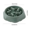 Slow Feed Dog Bowl,Slip-Resistant Design, Promotes Healthy Eating by Reducing Choking & ABS Plastic Pet Food Dish for Puppies