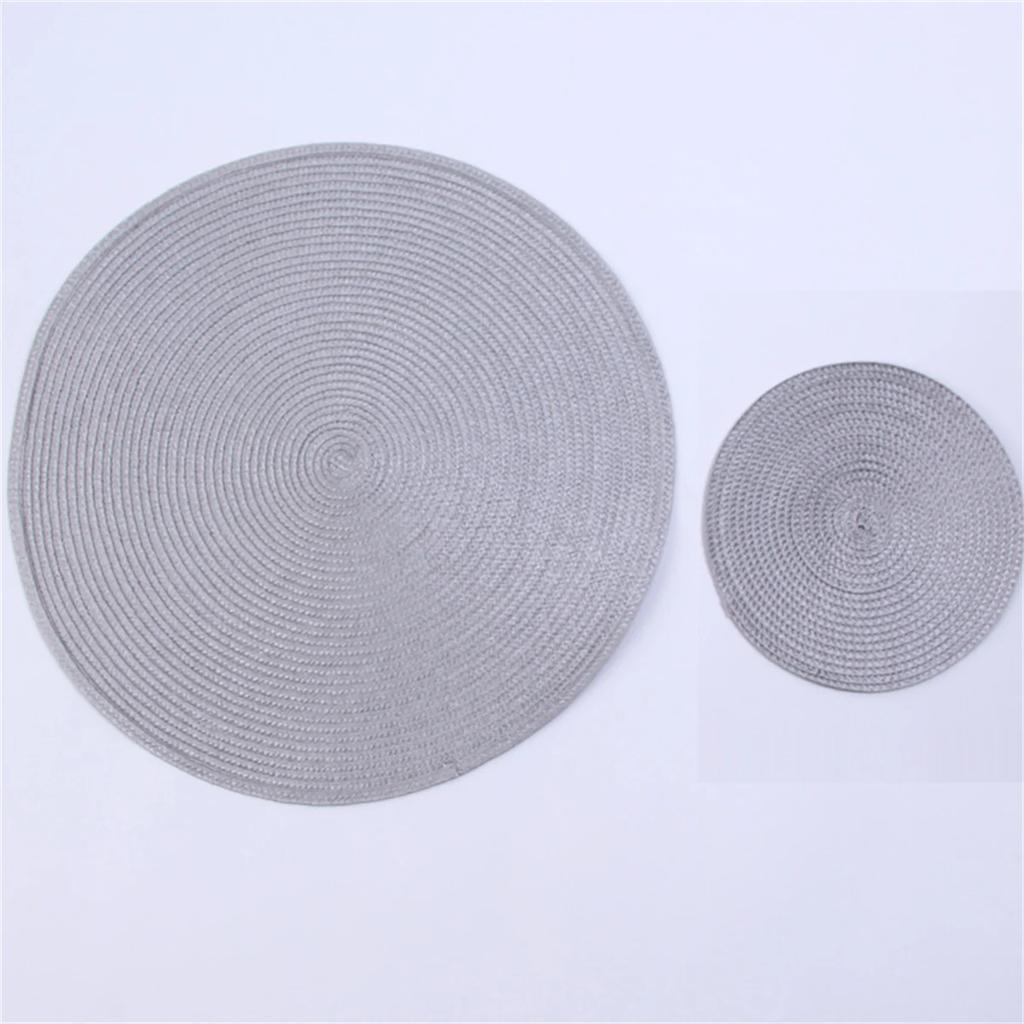 European and American wind waterproof and oil resistant about 38cm round placemat