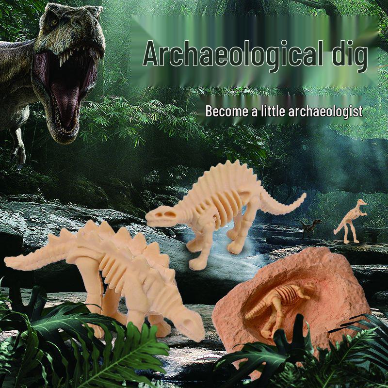 Carefully Chosen Kids' Dinosaur & Unicorn Archaeology Toy Blind Box for Primary Schoolers