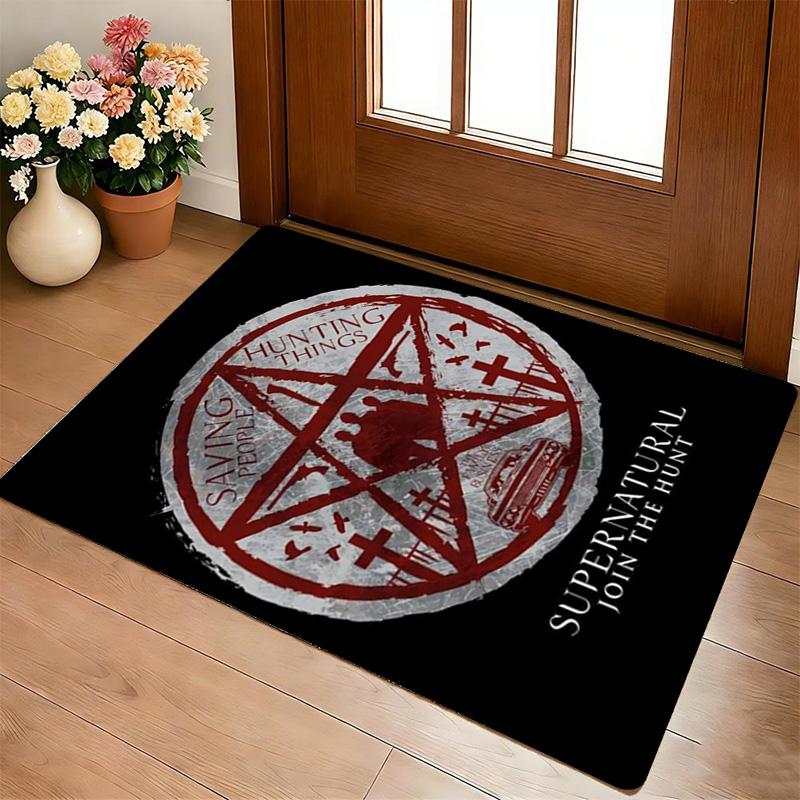 Supernatural Hunt Living Room Nonslip Area Rug Soft Carpet For Bedroom Game Playroom Sofa Office Home Decor Doormat Christmas Gift C9301825