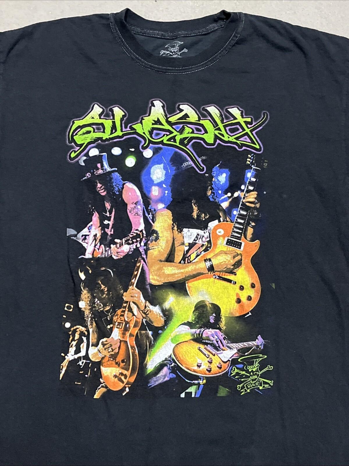 Slash Rock Guitar Graphic 2022 Concert T-Shirt Sz M/L XXXL