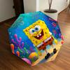 1pc SpongeBob Automatic Folding Umbrella, Casual Outdoor Accessory, Birthday Festival Gift Yy251126225