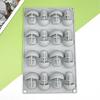 16 Holes Silicone Mousse Mold Mushroom Shaped Dessert Molds Chocolate Moulds