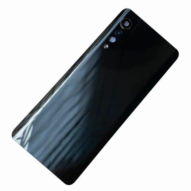 Capac din sticlă din spate LM-G900 pentru LG Velvet 5G Carcasa din spate pentru ușă din spate de înlocuire a bateriei tare, cu lentilă
