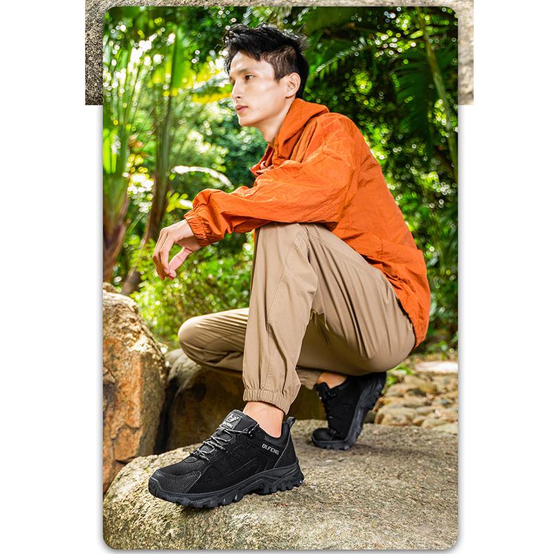 PLUS SIZE Men Women Adventure Sneakers Durable Grip Non-Slip Shoes Lace-Up Comfort Ideal for Outdoor Hiking Boots Men Footwear37-49