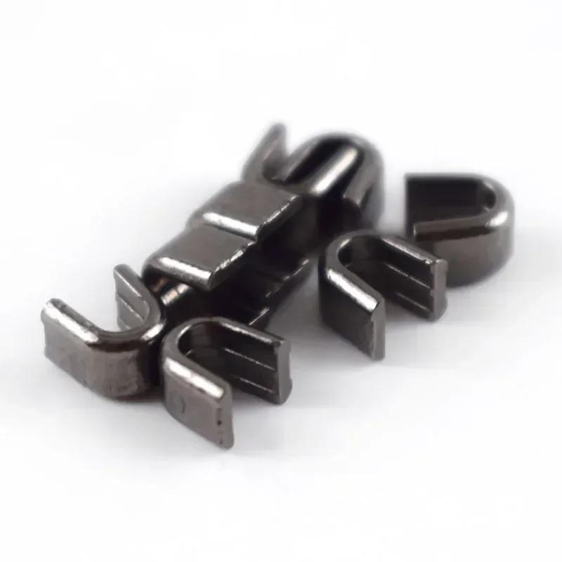 50/100g Meetee 3# 5# 8# 10# Zatyczka do zamka typu U do zamków metalowych, nylonowych, żywicznych Torba Ubrania Suwak Antypoślizgowy Stop Naprawa Akcesoria