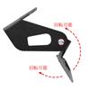 LEDISHUN Black Fender Eliminator Kit with License Plate Holder for Kawasaki Ninja 400 Z400 (2018-2023) and Ninja 250 Z250 (2019-2023)