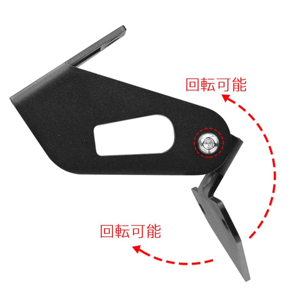 LEDISHUN Black Fender Eliminator Kit with License Plate Holder for Kawasaki Ninja 400 Z400 (2018-2023) and Ninja 250 Z250 (2019-2023)