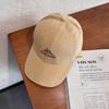 Wide Brim Baseball Cap Female Summer Thin Face Small Hip Hop Letter Cap Versatile Soft Top Sunshade Casual Hat