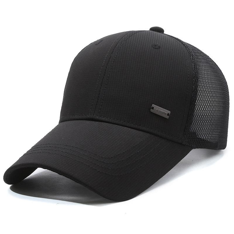 

New Summer Baseball Cap: Stylish and Minimalist, Ideal for Outdoor Activities, Sun Protection, Lightweight чёрный