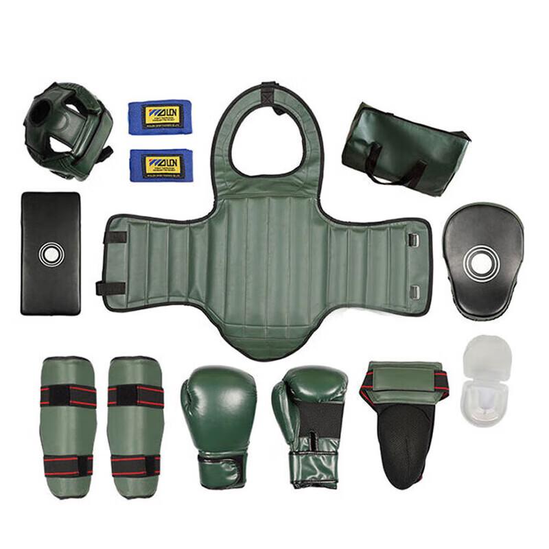 10-teiliges Schutzausrüstungs-Set für Erwachsenen-Boxen & MMA