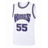 Jersey Retro Williams 55 Kings Negro con Ribete Morado y Blanco Uniforme Deportivo Chaleco Casual Hombres y Niños