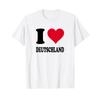 T Shirt With Gerunisex Text Ich Liebe White Vintage Washed Slightly Unisex Top For Everyday Wear Graphic Fashion Homme Breathable