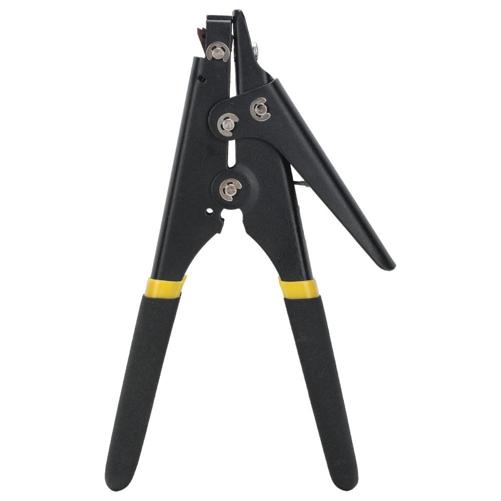 Verstellbares Spannkabelbinder-Werkzeug 2,4-9 mm Breite Bereich 8 Zoll Länge Reißverschluss-Kabelbinder-Werkzeug Tragbares Design Schwarz