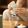 Light Luxury Panda High-End Portable Tea Brewing Kuaike 2 Cups Ceramic Outdoor Camping Travel Tea Set Gift