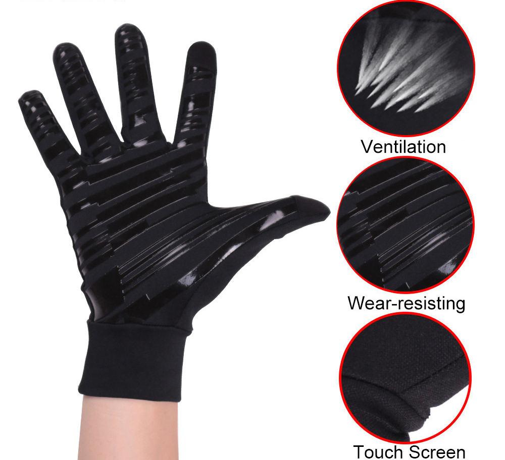 Men s and Women s Fashionable Touch Screen Running Gloves Flexible Cold Weather Breathable Gloves for Winter Warm Comfortable чёрный