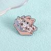 Funny Work Hard Cat Enamel Pin Crazy Typing Kitten Cute Animal Brooch Lapel Badge Fashion Jewelry Accessories Gift for Friends