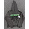 Mens Heavyweight Hoodie Sweatpants Set Streetwear Loose Fit 400g