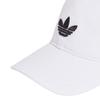 Adidas Klassische Drei-Streifen-Baumwoll-Baseballkappe Unisex Hüte Weiß JC6025