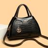 Luxury Patent Leather Handbags for Women Designer Crocodile Pattern Women's Shoulder Crossbody Bag Hobos Ladies Messenger Bags