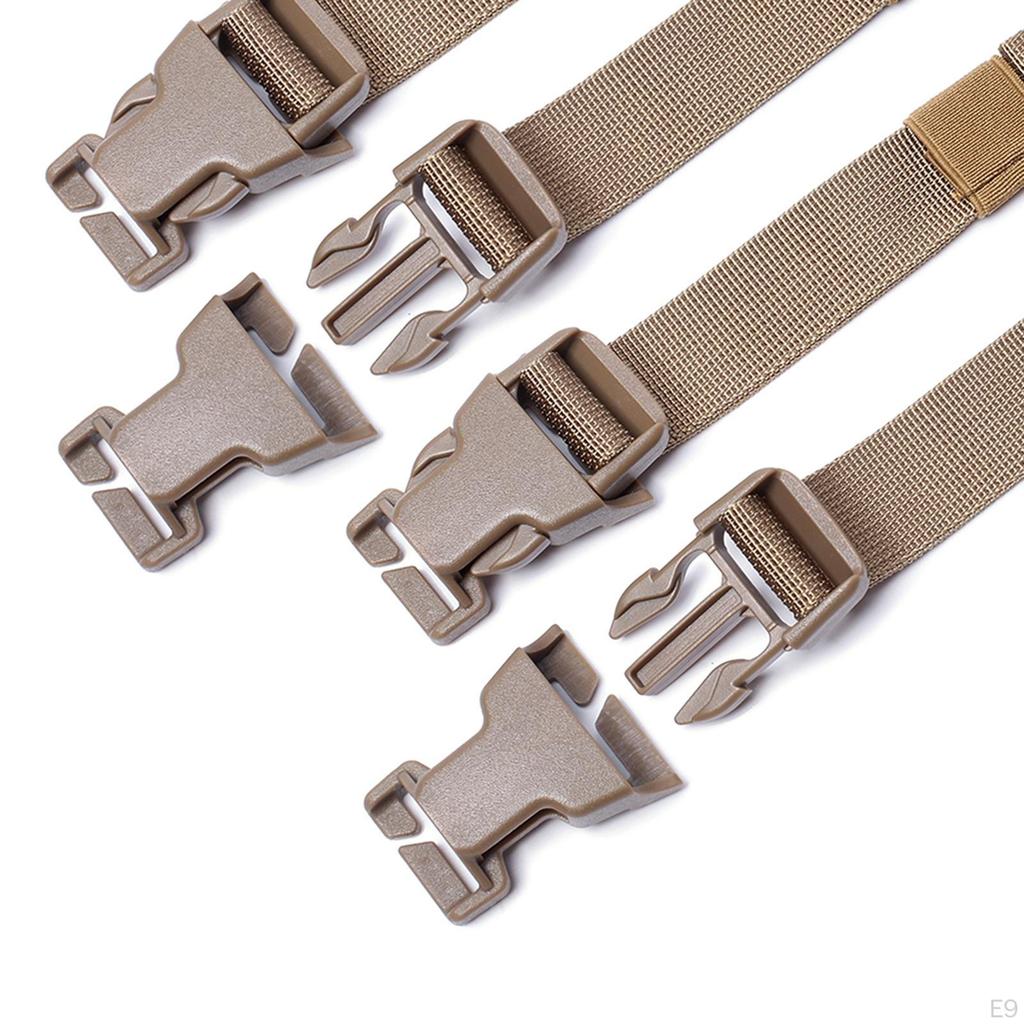 4 Pieces Adjustable Bag Backpack Chest Strap Belt Straps Storage Outdoor Camping Accessories