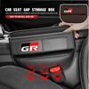 Car Seat Crevice Gap Storage Box Organizer Card Phone Holder Pocket For Supra Aygo Prado RAV4 Hilux Yaris Corolla 4Runner