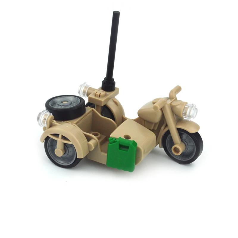 Ww2 Militare Swat Suv Auto Blocchi da Costruzione Moto da Cross Veicolo Soldati Set Moto Esercito Accessori Militari Giocattolo a Mattoncini