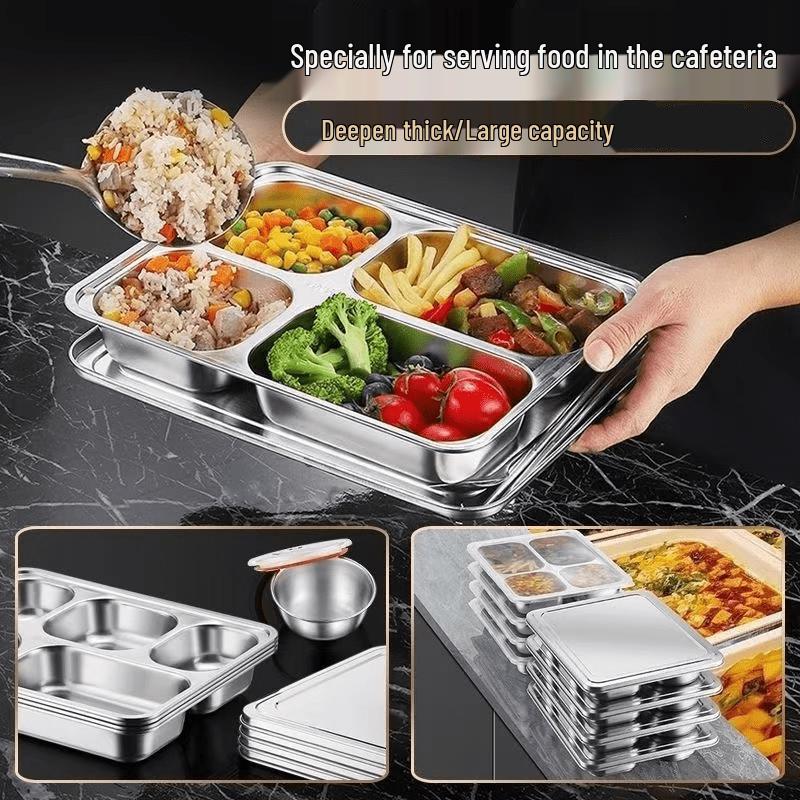 316 Stainless Steel Divided Lunch Box