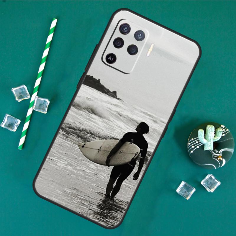 Surfer Surf Hang Loose Shaka Phone Case For Oppo A18 A38 A58 A78 A98 A40 A60 A80 A91 A15 A17 A74 A94 A54 A57S A16 A76 A96