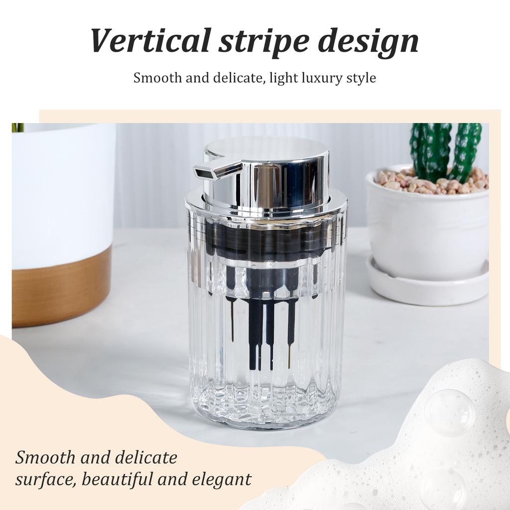 1/2Pcs Hands Foaming Soap Dispenser Soap Foam Bottle Hand Wash Container Liquid Gel Soap Mousse Bottle for Bathroom Kitchen