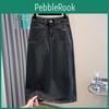 New Plus Dimanaf Size 2025 Spring Denim Skirts Women Aline Fashion Loose Skirt High Waist Vintage 5xl