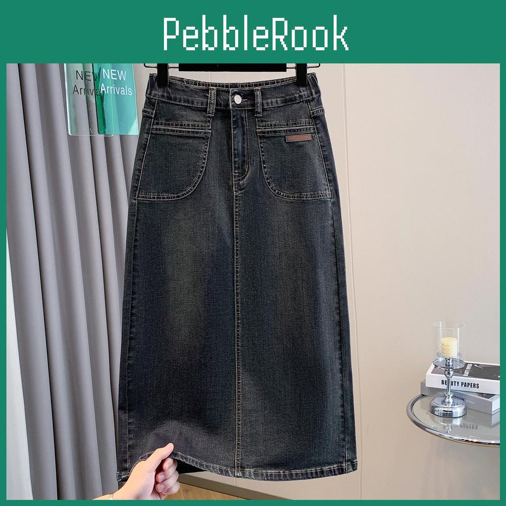 New Plus Dimanaf Size 2025 Spring Denim Skirts Women Aline Fashion Loose Skirt High Waist Vintage 5xl