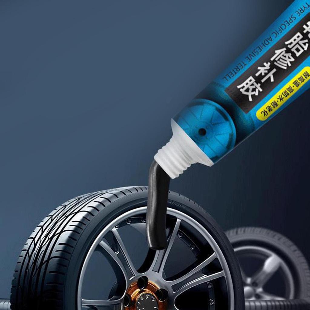 High Temp Resistant Tire Repair Glue 60ml Sidewall Tire Repair Kit Strong Adhesive Instant Repair Glue Sealant for Cars