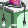 Usams Kabel Pleciony U55 2A Micro Usbzielony/Green 1M Sj450Usb02 (Us-Sj450)