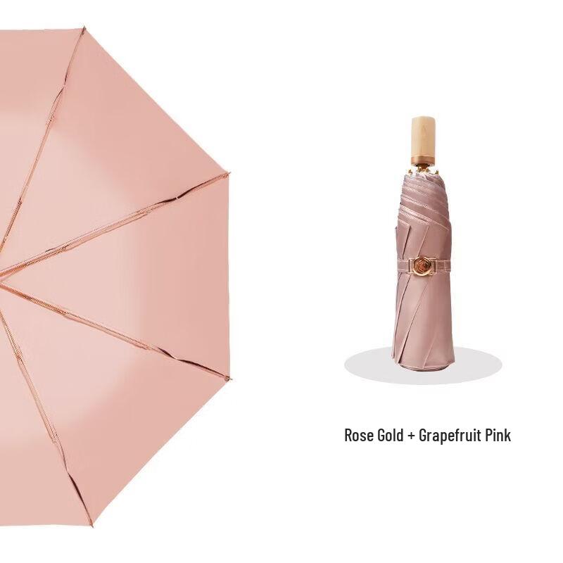 

Lishen Women s Compact Portable Sun & Rain Umbrella Three-fold Manual
