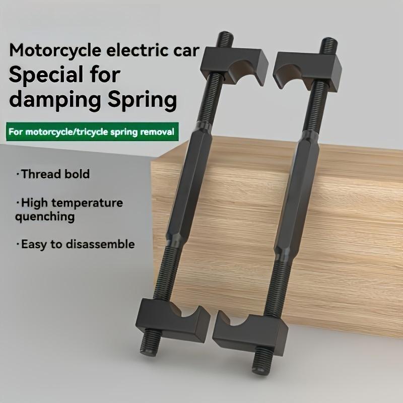 2Pcs Heavy Motorcycle Car Spring Compression Tool, Heavy Spring Compressor for Vehicle Maintenance Removal/installation Spring