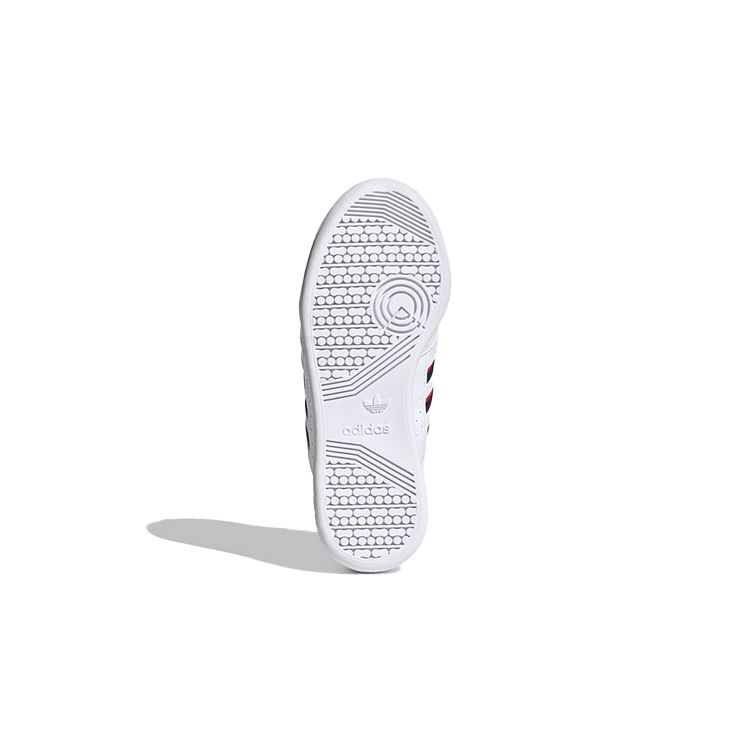 Adidas Originals Continental 80 Comfortable Durable Low-Top Kids Sneakers Kids Sneakers White Red Blue FX6088