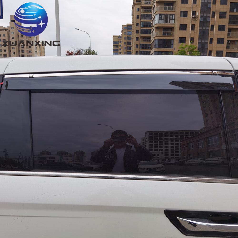 Honda Elysion 2016 Rain Guards: Black Visor Deflectors for Window and Body Modification.