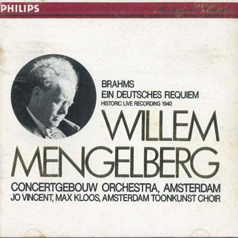 

CD ВИЛЛЕМ МЕНГЕЛЬБЕРГ - Немецкий реквием 4162132 PHILIPS UK Классика Б/У