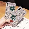 Flower Rhinestone Phone Case Is Suitable For Apple 17Promax Luxury Iphone13/12/11/Xr Full Diamond 16.