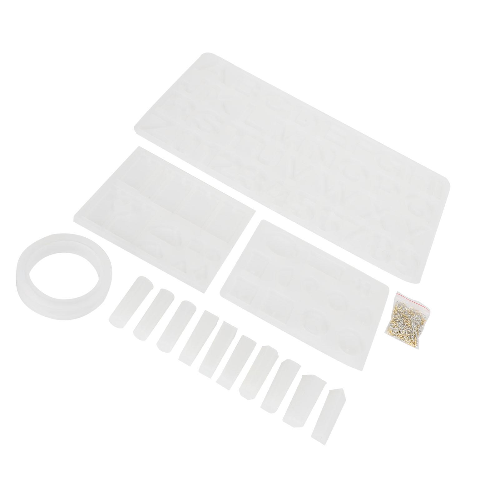 

Silicone Letter Numbers Molds Reusable DIY Craft Tool for Jewelry Keychain Pendant Ornaments