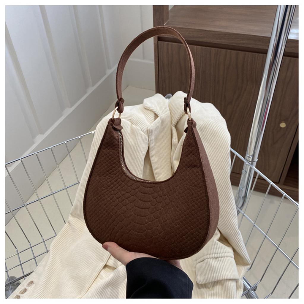 NEW Crescent Bag Shoulder Bags Underarm Bag Vintage Armpit Bag Versatile Tote Bag Fashion Handbag for Girl Women