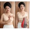 Plus Size Front Buckle Wireless Seamless Vest Style Bra For Middle Aged Women