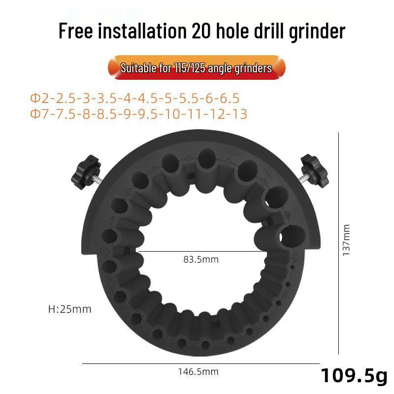 Angle Grinder Drill Bit Sharpener: Multi-Spec Drill Bit Grinding and Polishing Tool